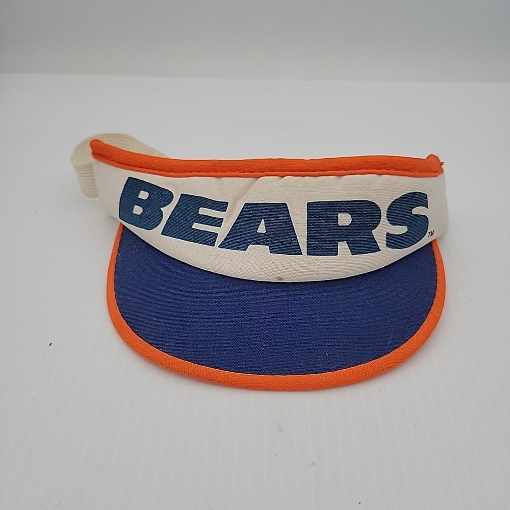 Vintage Chicago Bears NFL Official Licensed Product‎ Russ Hat Sun Visor Rare